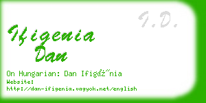 ifigenia dan business card